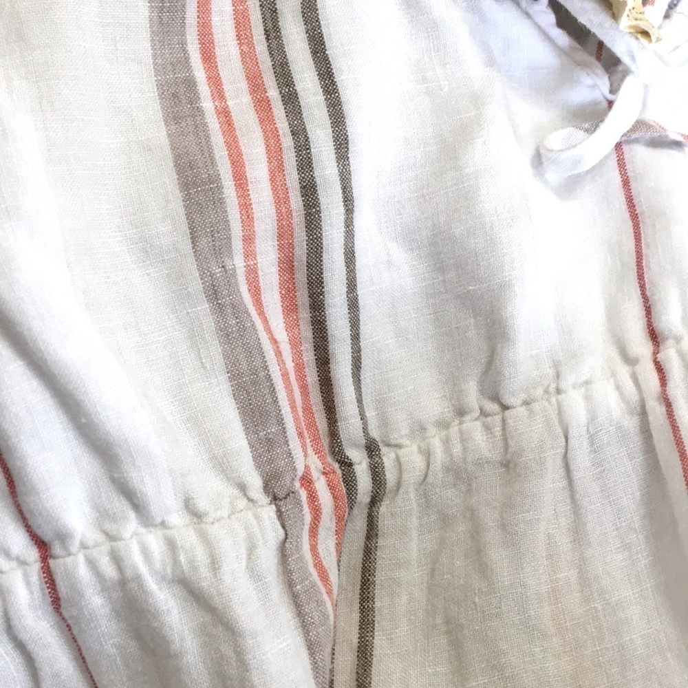 DA-NANG Linen Striped Dress. P/A1006/342 - Picture 5 of 7